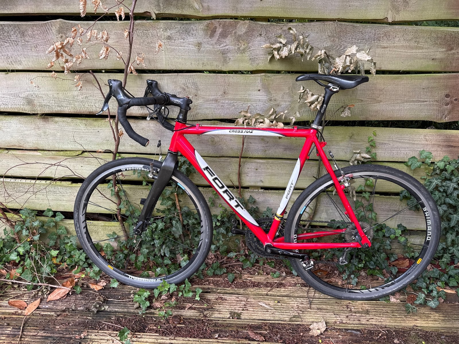 Fort cross.max racefiets maat 58, Shimano wielen, Fietsen en Brommers, 28 inch, Gebruikt, Aluminium, 57 tot 61 cm