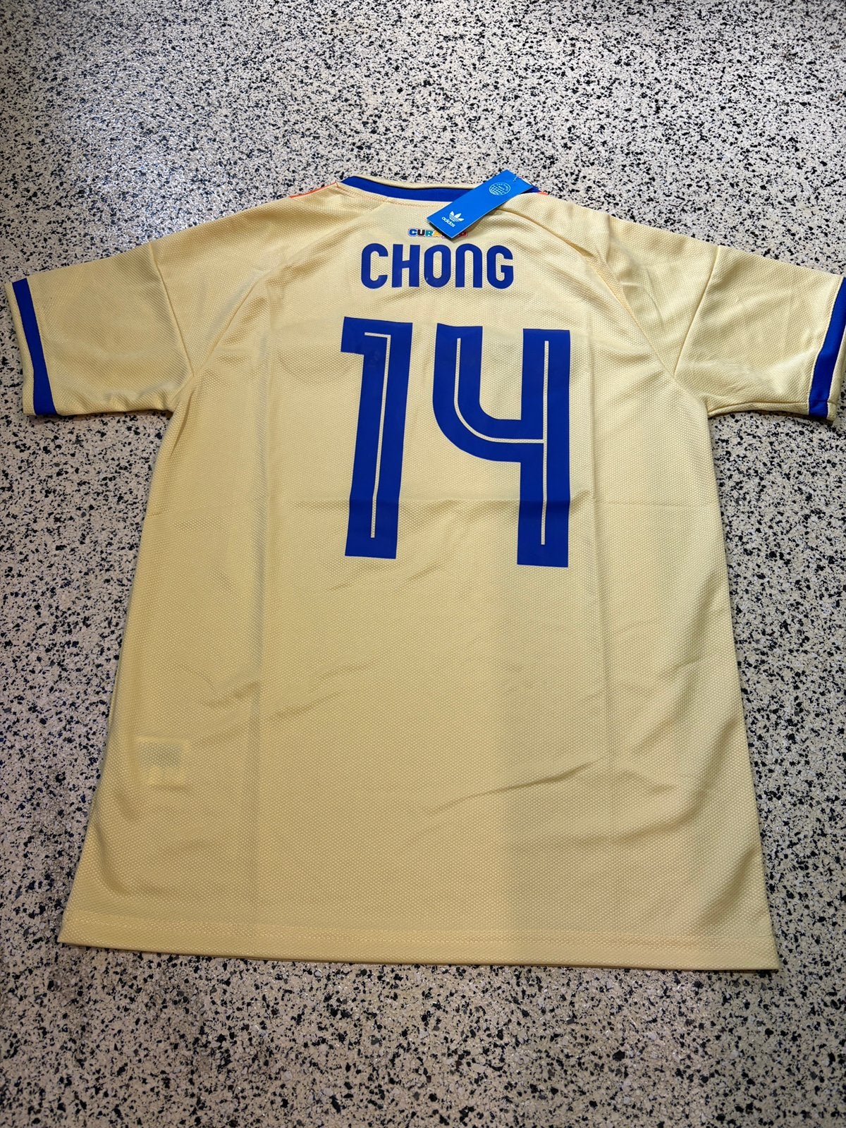 Curaçao Uitshirt WK 2026 Chong #14 Maat M Nieuw met labels, Sport en Fitness, Maat M, Ophalen of Verzenden, Nieuw, Shirt