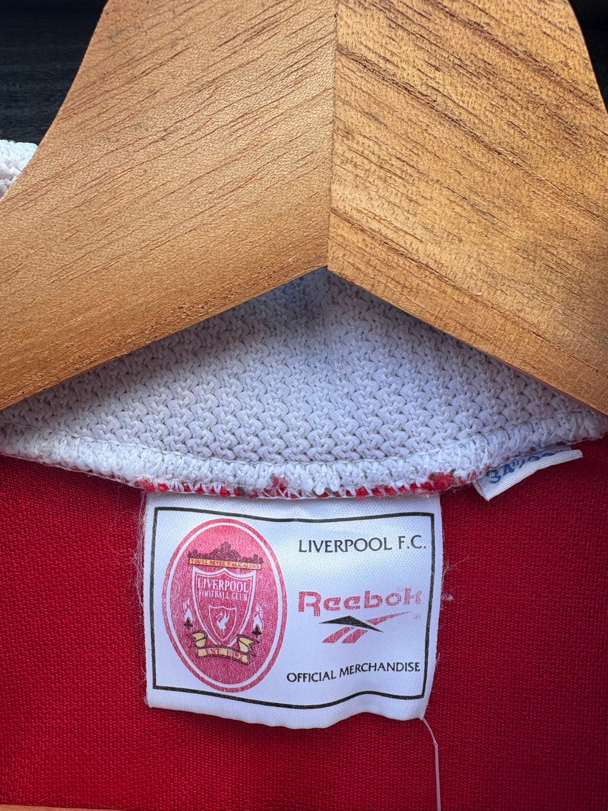 Vintage Liverpool FC Reebok Carlsberg Thuisshirt, Kleding | Heren, Overige maten, Ophalen of Verzenden, Zo goed als nieuw, Voetbal