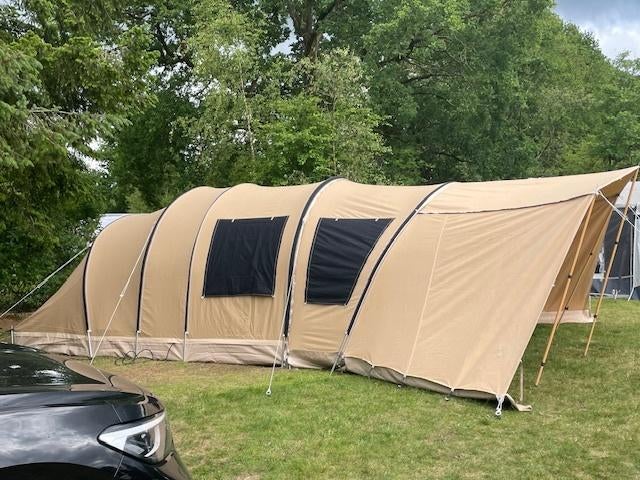 Karsten Lacerta tunneltent met extra's, Caravans en Kamperen, Tenten, Ophalen, Zo goed als nieuw, Tot en met 4