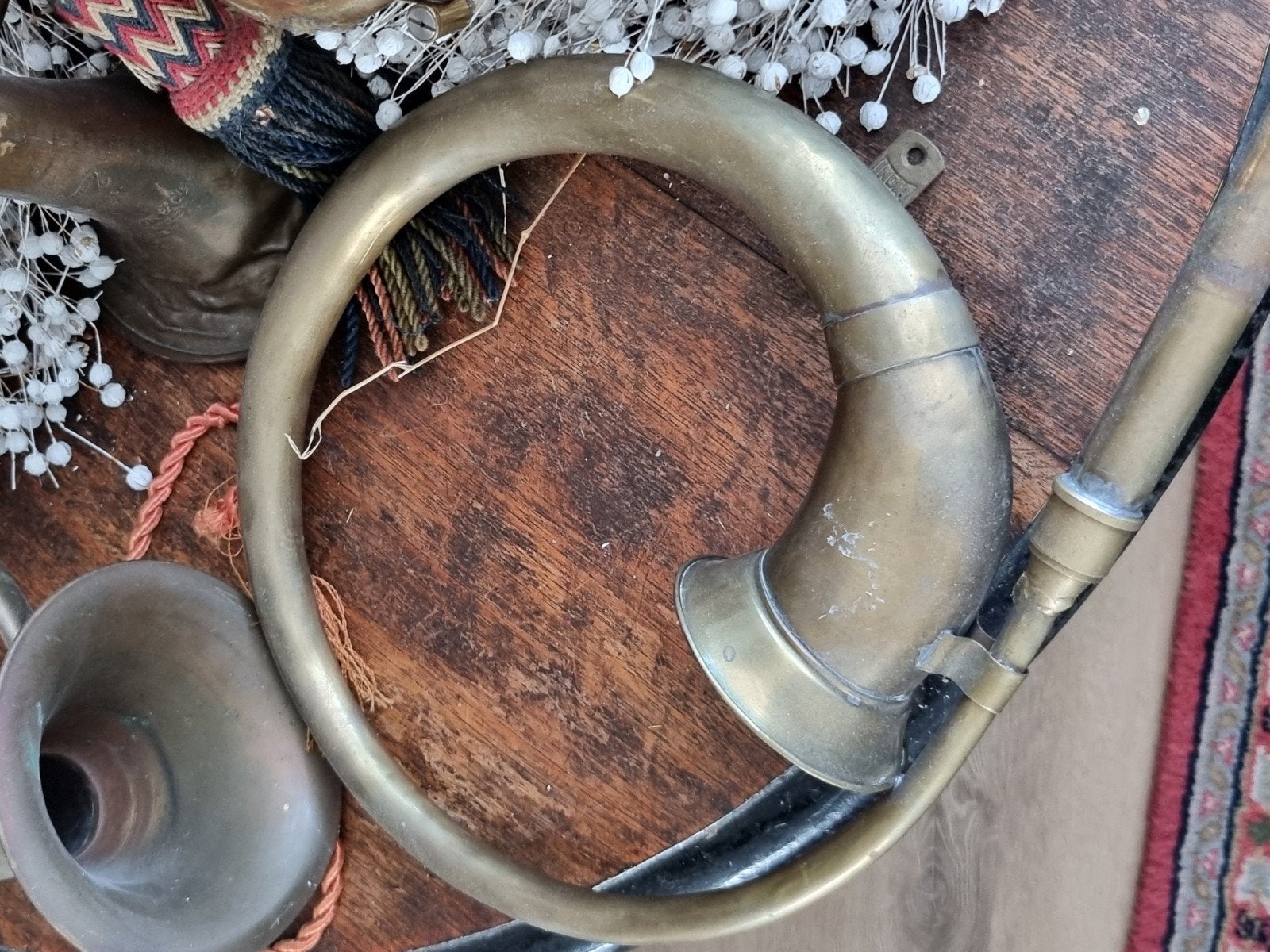 Verzameling Oude muziekinstrumenten, decoratie, Muziek en Instrumenten, Ophalen of Verzenden, Gebruikt