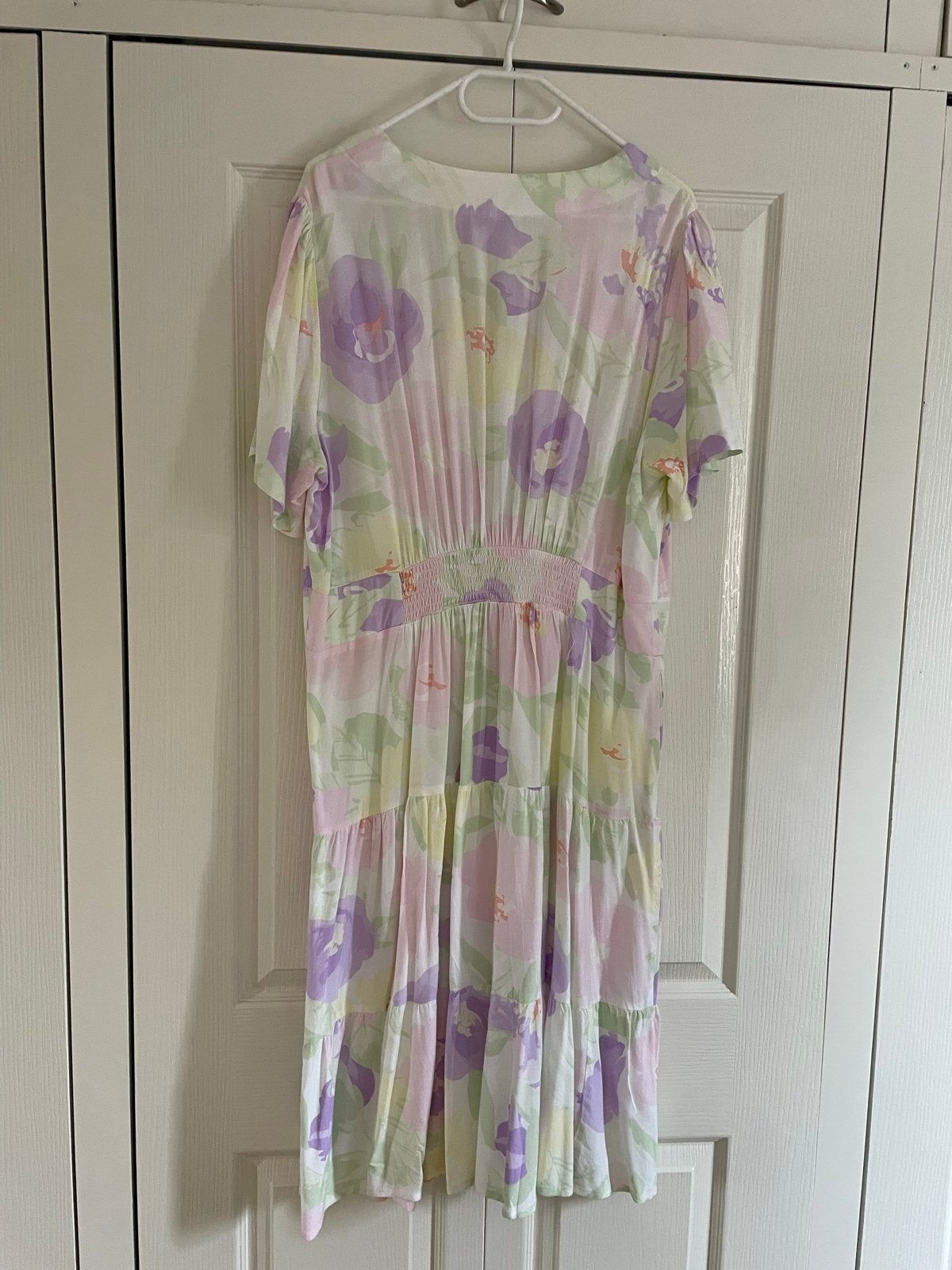Bronprix jurk maat 48 met bloemenprint, Ophalen, Meerkleurig, Maat 46/48 (XL) of groter, Gedragen