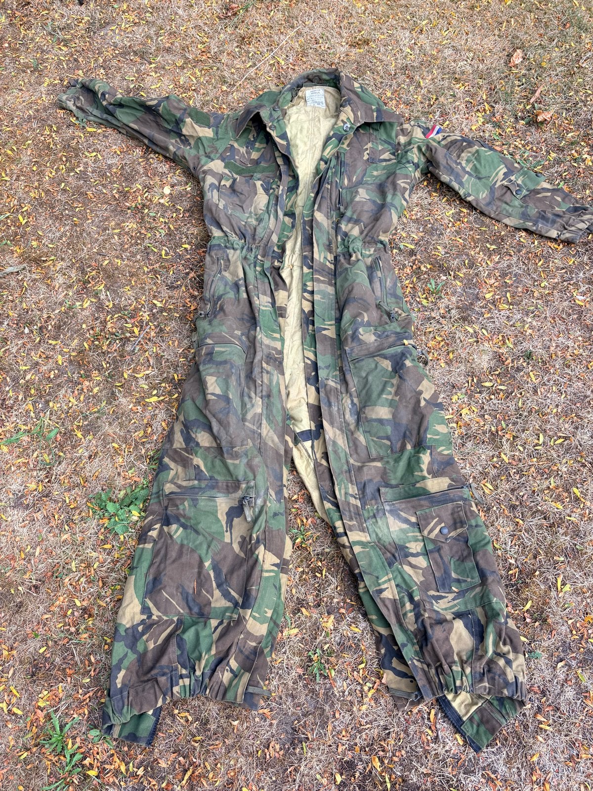 Tankoveral KL uit 2000 - Camouflage Militaire Overall, Ophalen of Verzenden, Landmacht, Nederland, Kleding of Schoenen