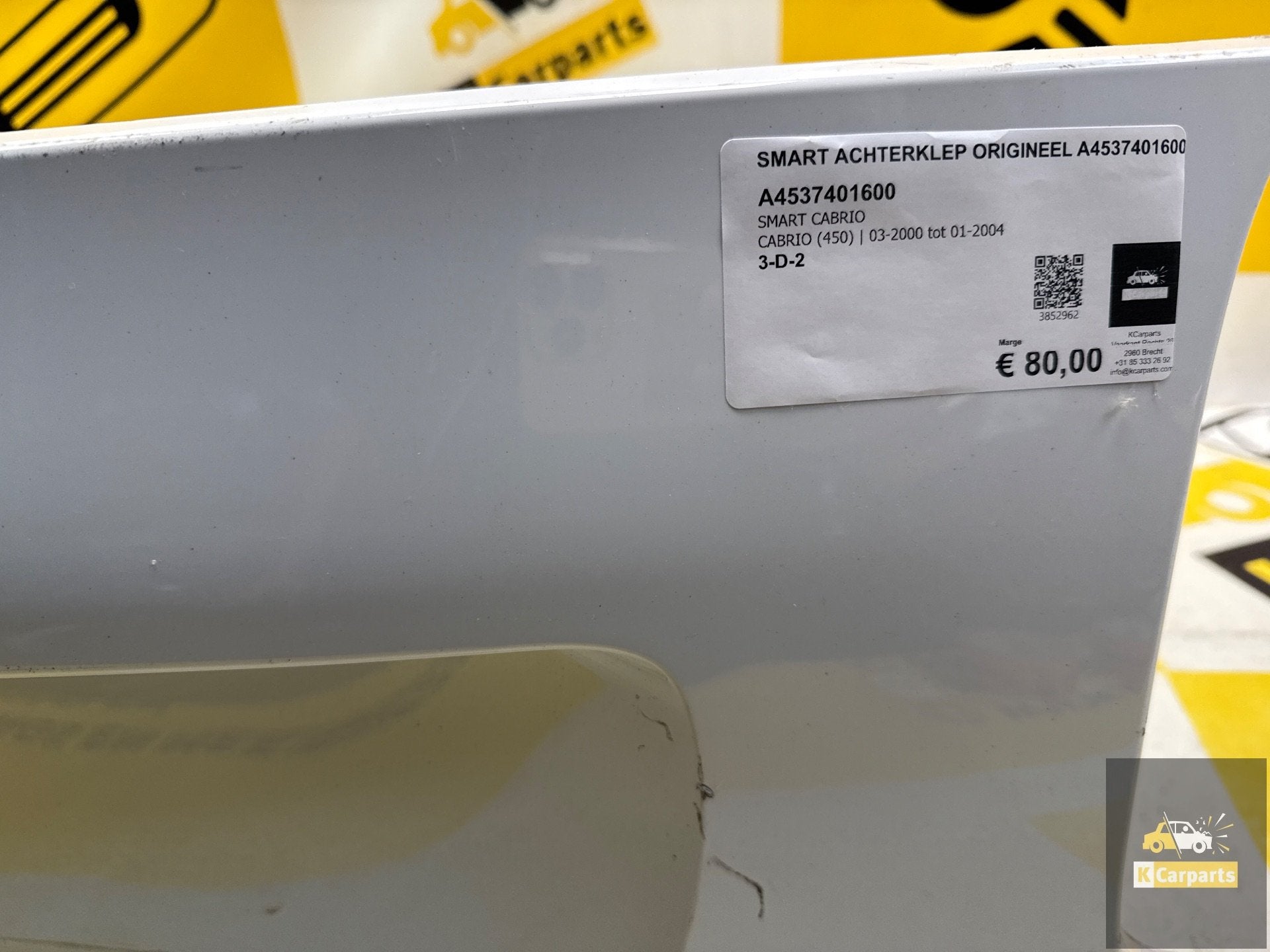 Smart achterklep origineel A4537401600, Auto-onderdelen, Gebruikt, Mercedes-Benz AG, Deur, Ophalen of Verzenden