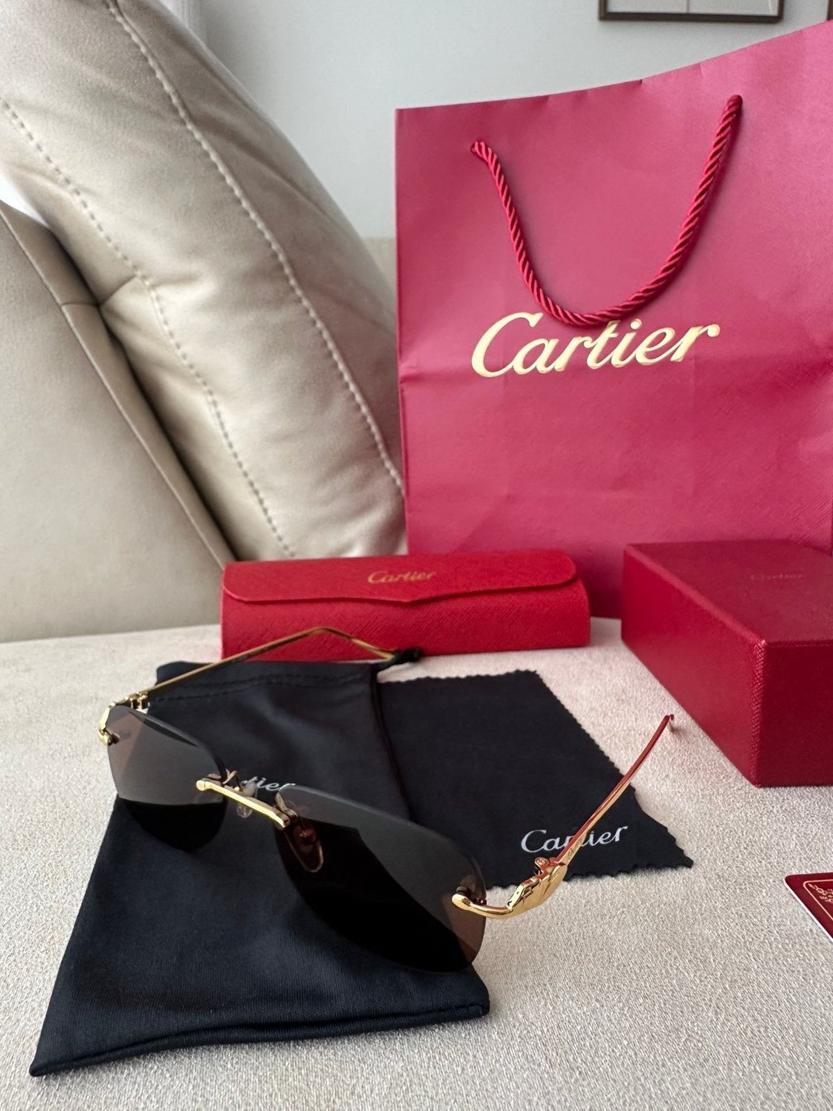 Cartier zonnebril, Ophalen of Verzenden, Nieuw, Overige merken