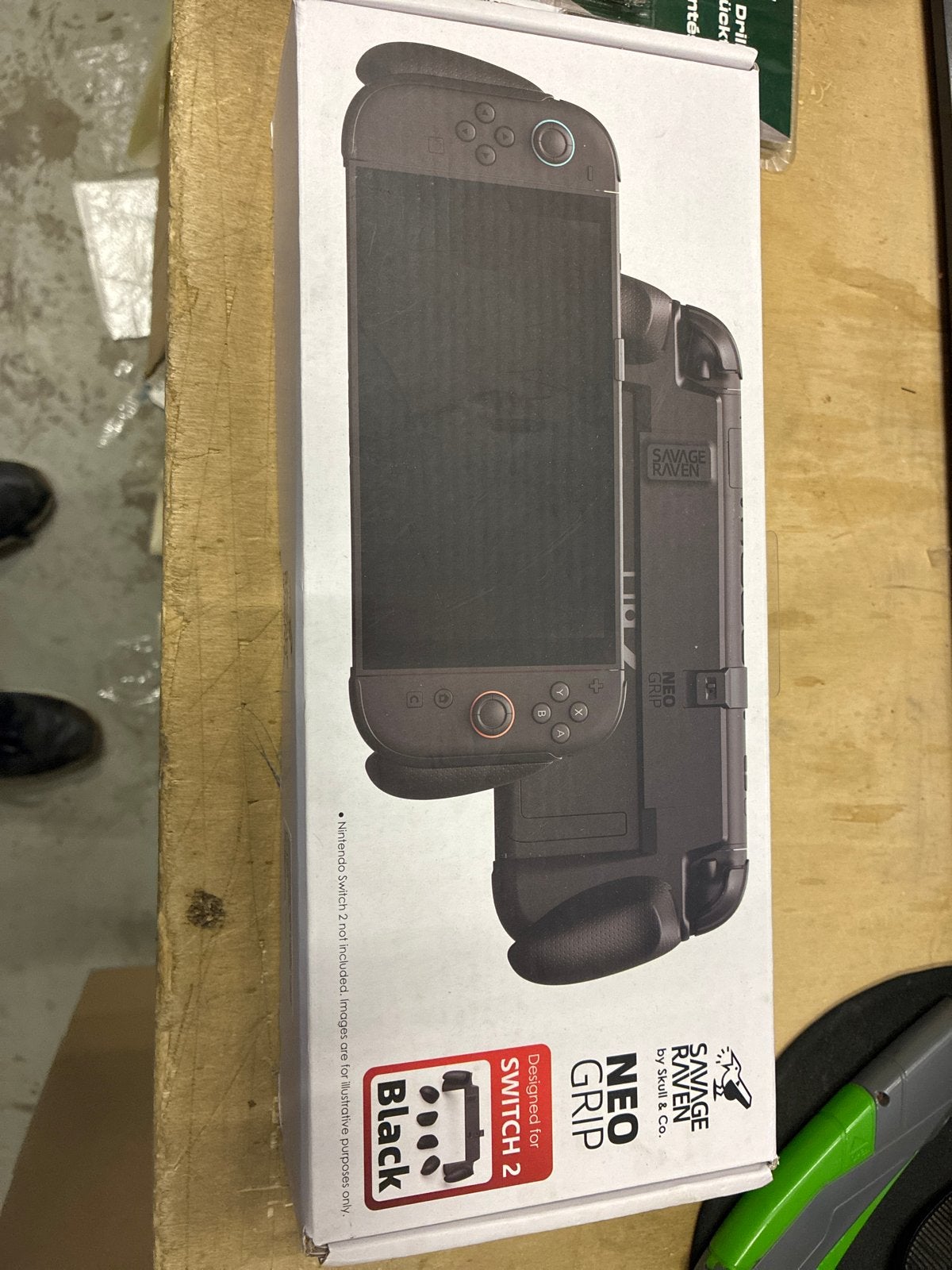 Skull & Co. Neo Grip voor Nintendo Switch 2 - Zwart, Onbekens, Nieuw, Ophalen of Verzenden, Zonder controller