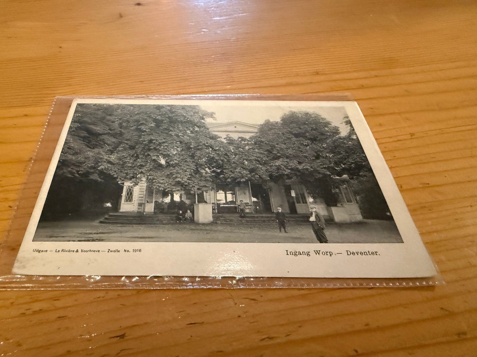 Ansichtkaart Deventer ingang Worp, Verzamelen, Ansichtkaarten | Nederland, Ophalen of Verzenden, Voor 1920, Overijssel