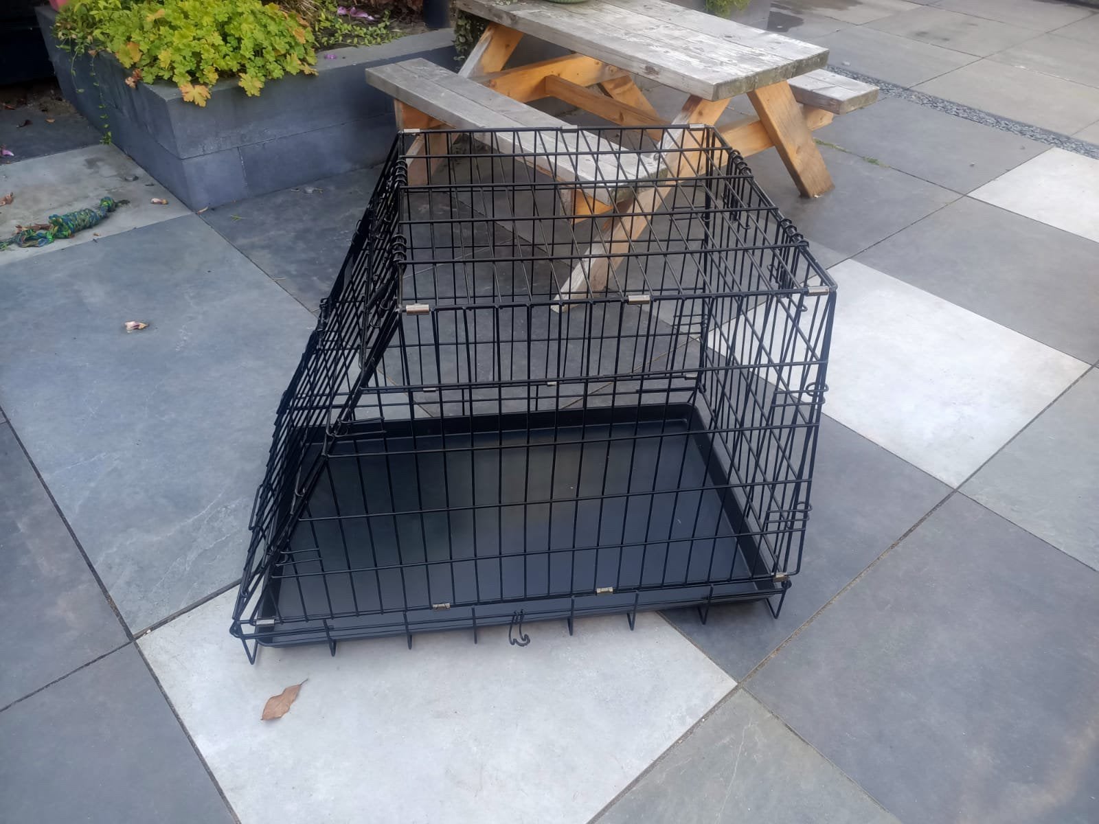 Transportbench, Dieren en Toebehoren, Hondenhokken, Ophalen, Minder dan 65 cm, Zo goed als nieuw, Minder dan 75 cm