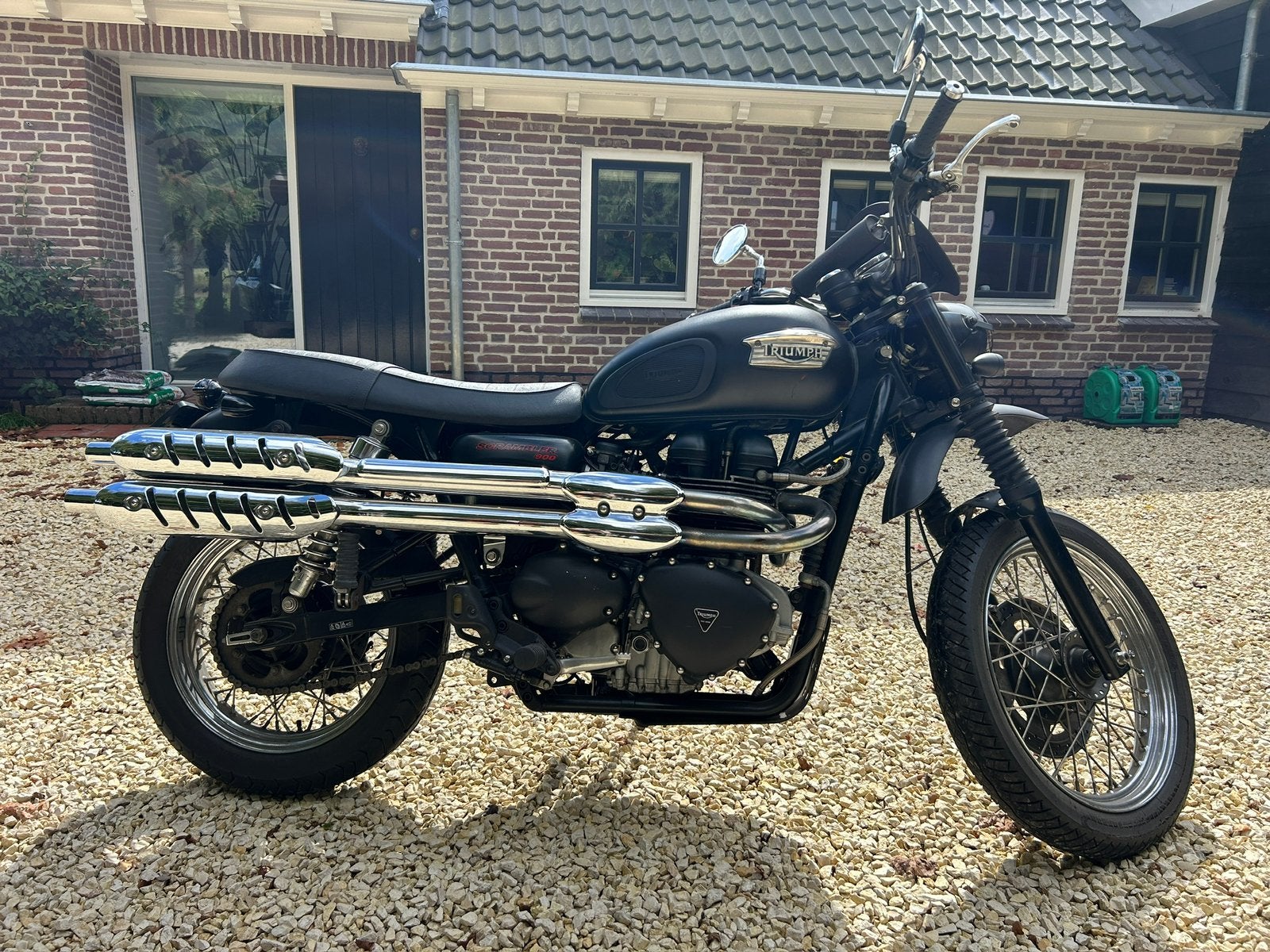 Triumph Scrambler 900 – 2006 – slechts 18.833 km, 2 cilinders, Motorrijbewijs A, Gebruikt, 900 cc