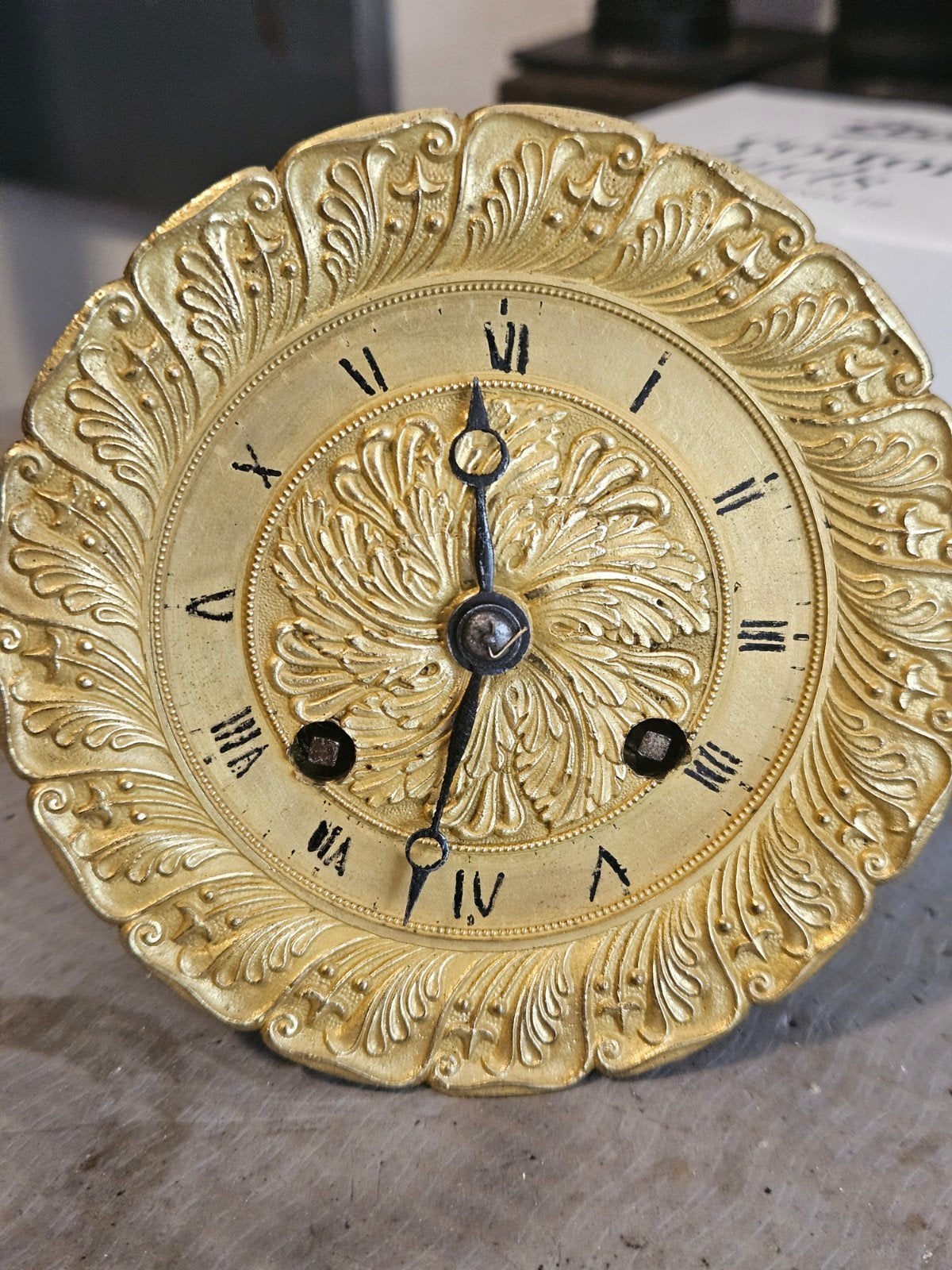 Franse pendule uurwerk slinger aan een touwtje ophanging, Ophalen of Verzenden