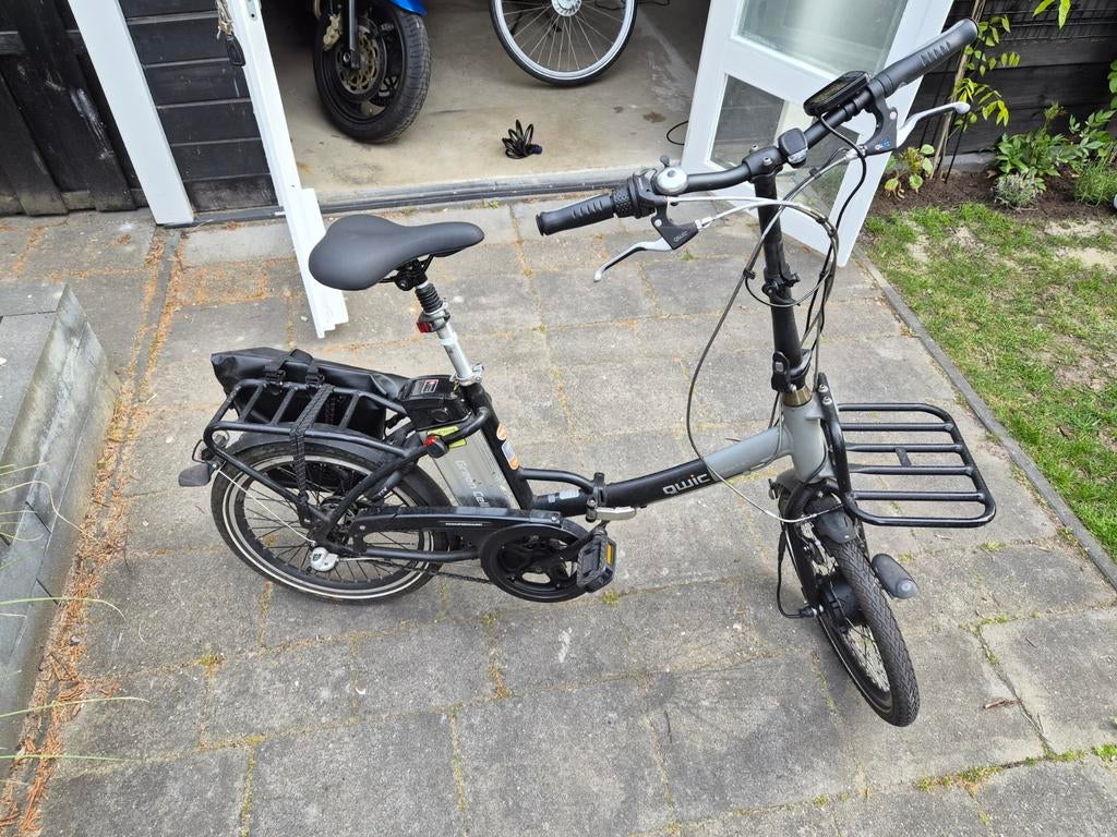 Qwic Smart E elektrische vouwfiets met voordrager, Fietsen en Brommers, Elektrische fietsen, Ophalen, Qwic, Gebruikt, Minder dan 47 cm