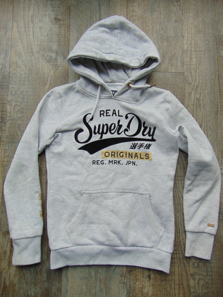 Superdry sweater trui grijs maat 34 / XS capuchon truitje, Kleding | Dames, Truien en Vesten, Superdry, Ophalen of Verzenden, Zo goed als nieuw