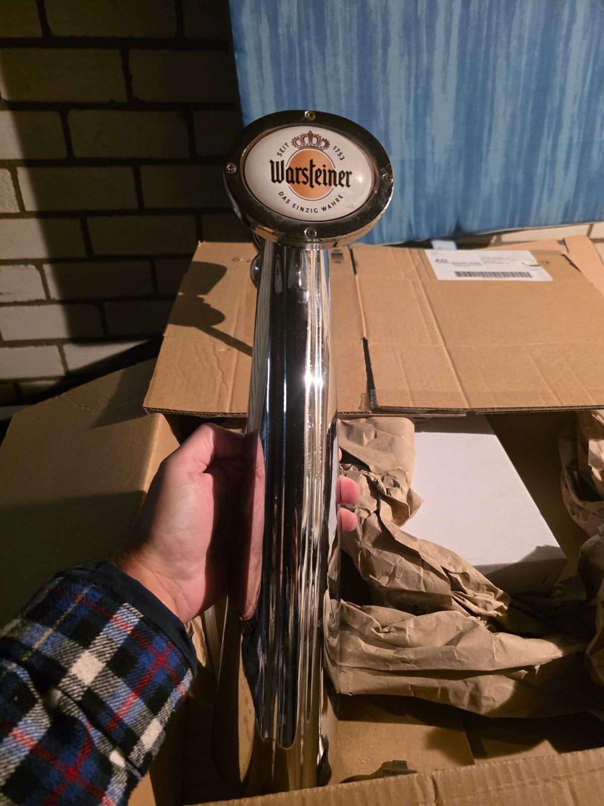 Warsteiner Bier Tapkraan - Zo goed als nieuw, Ophalen of Verzenden, Zo goed als nieuw, Overige typen, Overige merken