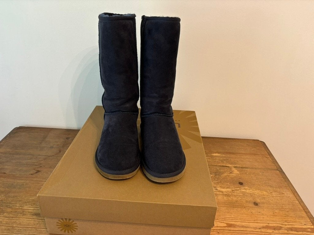 UGG Classic Tall laarzen schoenen mt 37 (Navy / Donkerblauw), Hoge laarzen, UGG, Blauw, Ugg