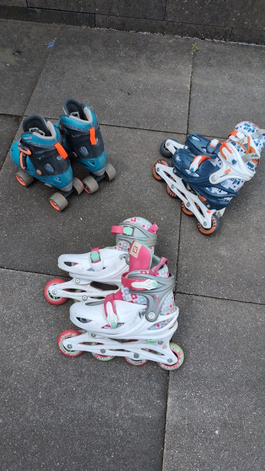 Verstelbare Skeelers en Skates - Diverse Maten, Kinderen, Overige typen, Ophalen, Overige merken