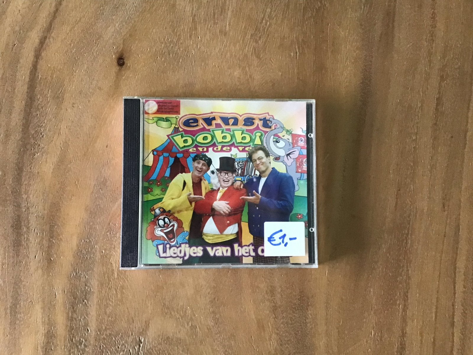 Ernst, Bobbie en de rest - Liedjes van het circus CD, Gebruikt, Verzenden, 3 tot 5 jaar, Muziek