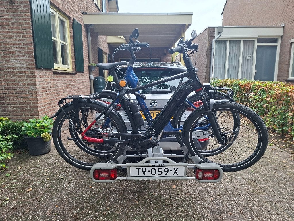 Spinder Elite fietsendrager, Ophalen, Gebruikt, Elektrische fiets, 2 fietsen