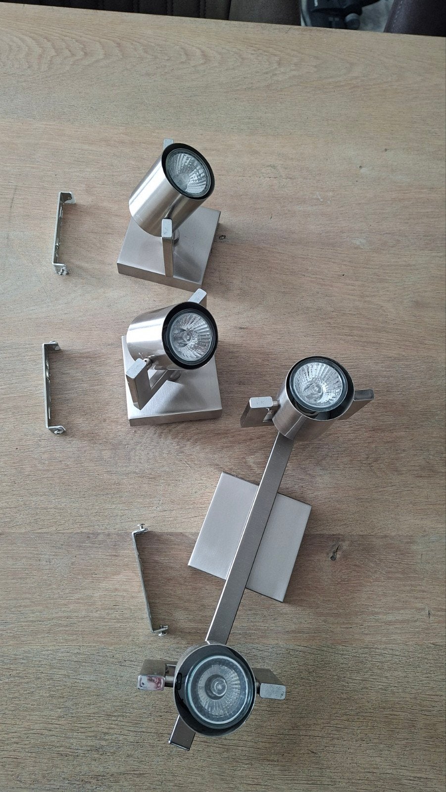 Halogeenlicht spotjes, Ophalen, Gebruikt, Metaal of Aluminium