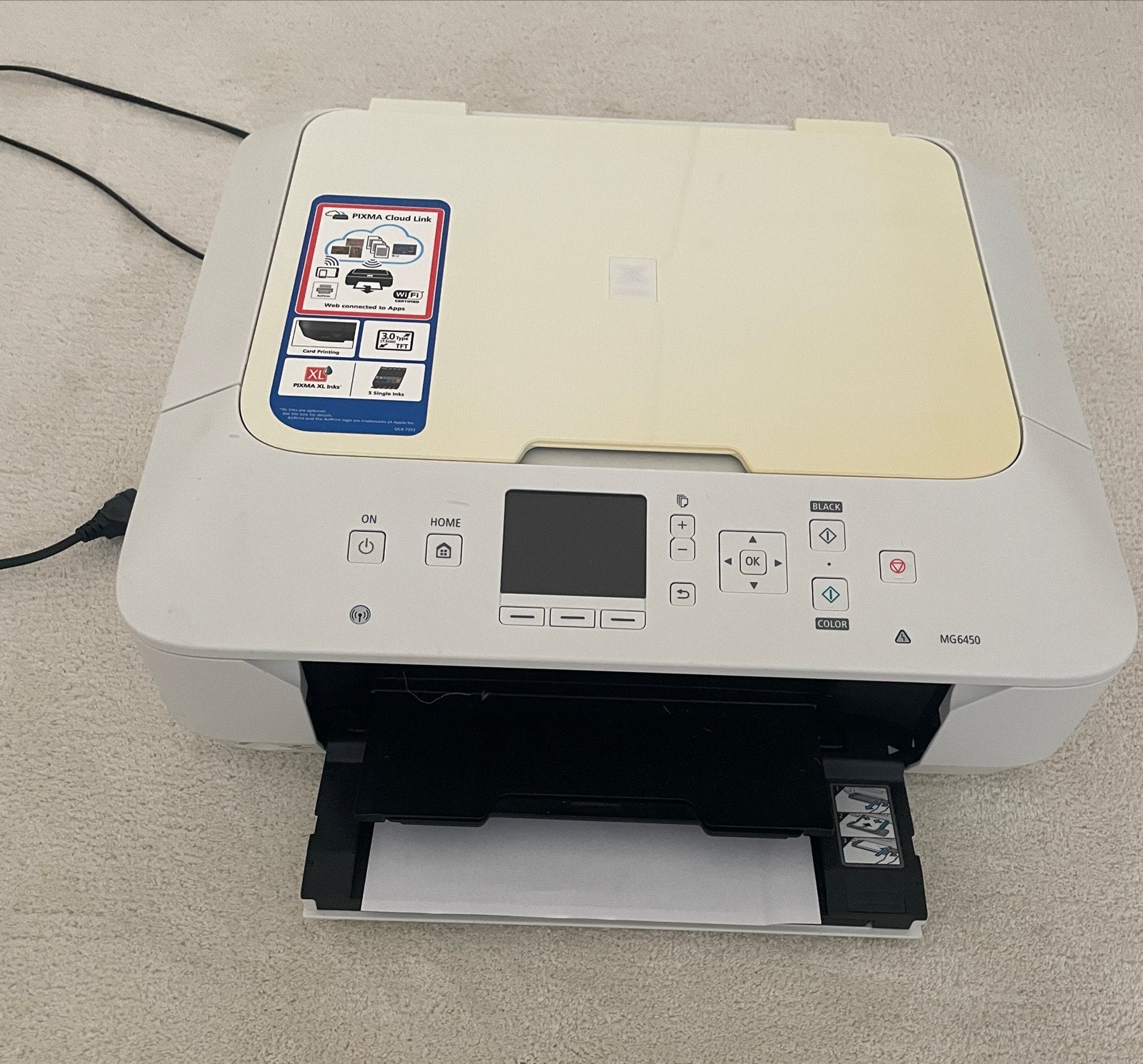 Canon kleurenprinter MG6450 -, Computers en Software, Ophalen, Gebruikt, Inkjetprinter, All-in-one