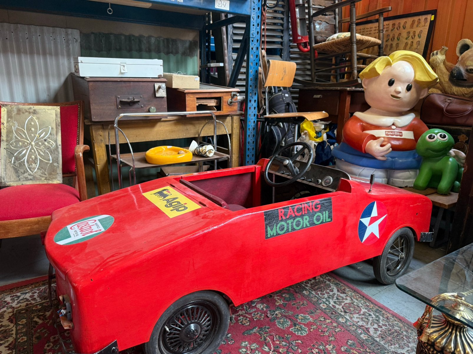Handgemaakte trapauto, Kinderen en Baby's, Ophalen, Gebruikt, Trapvoertuig, X