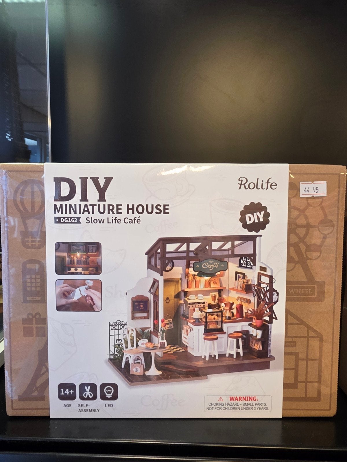 DIY Miniatuurhuisje Rolife DG162 Slow Life Café, Hobby en Vrije tijd, Ophalen of Verzenden, Nieuw