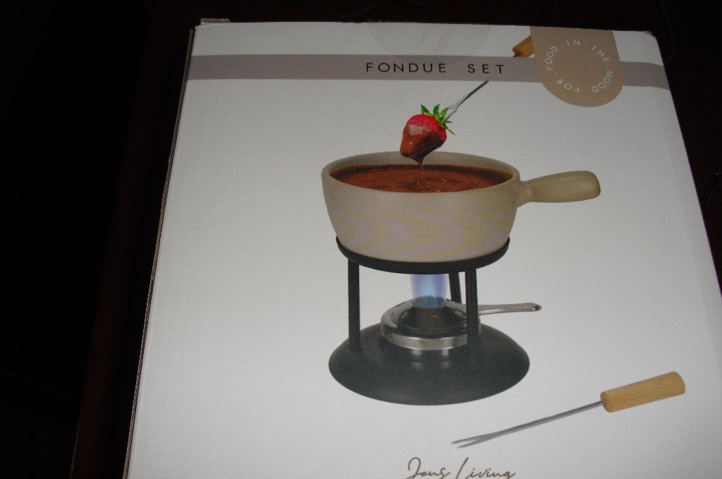 TE KOOP NIEUWE FONDUE PAN, Ophalen, Nieuw, Brander, Fondueset