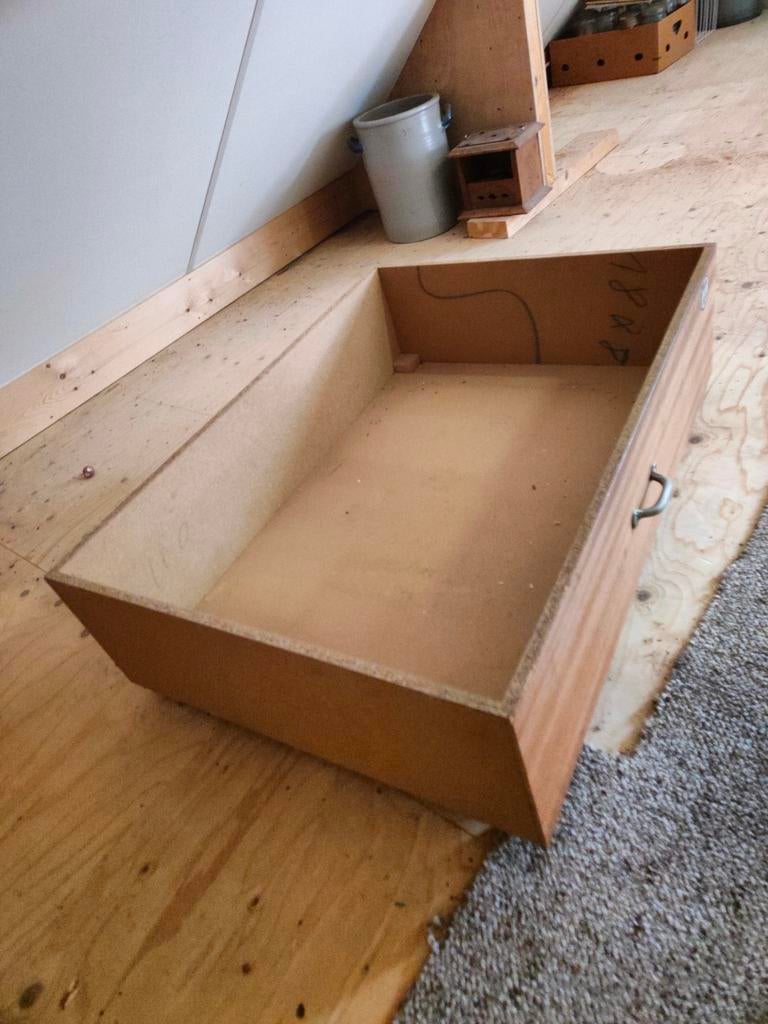 Opbergbak op wieltjes - 72x100x30cm, Ophalen, Gebruikt, 50 tot 100 cm, Minder dan 50 cm