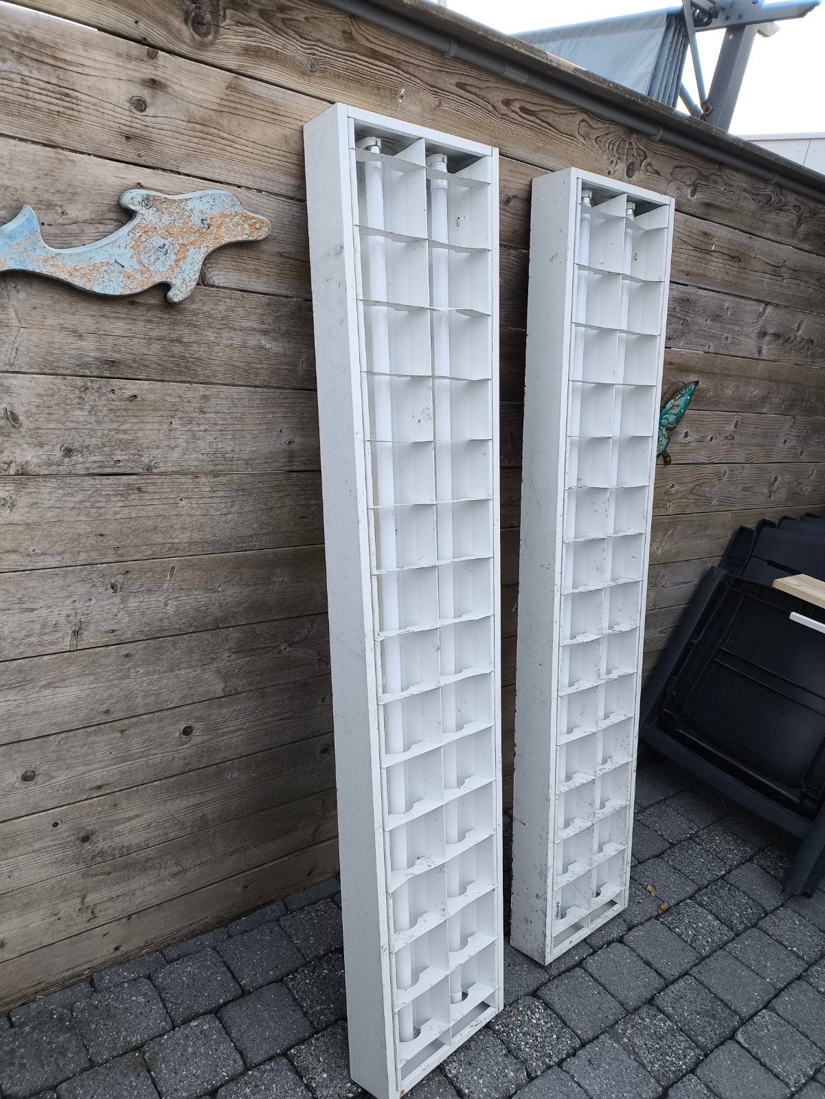 TL bakken 2x 58 watt, 155x32 cm, Ophalen of Verzenden, Gebruikt