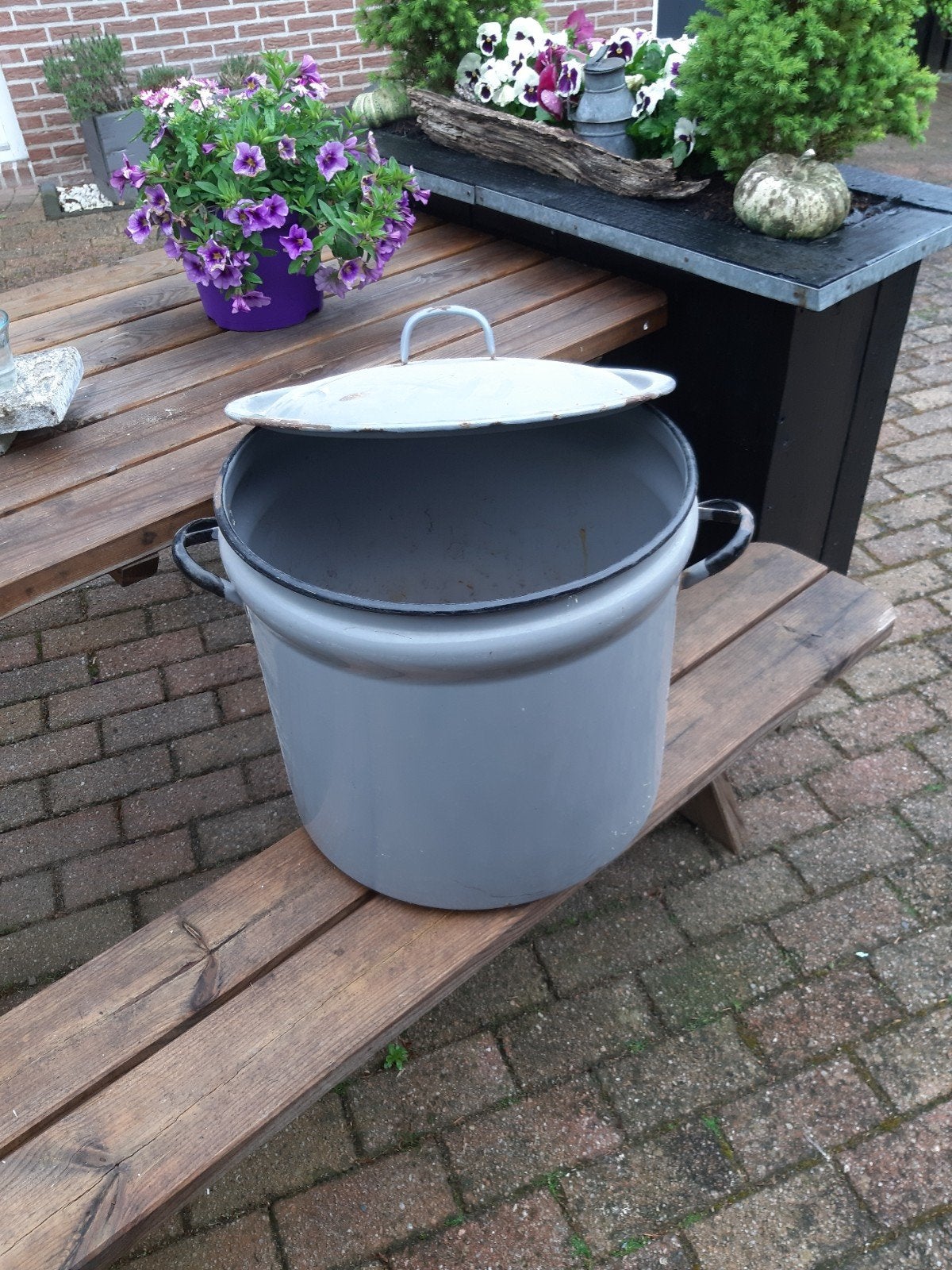 Oude Wasketel - Decoratief en Multifunctioneel, Ophalen of Verzenden