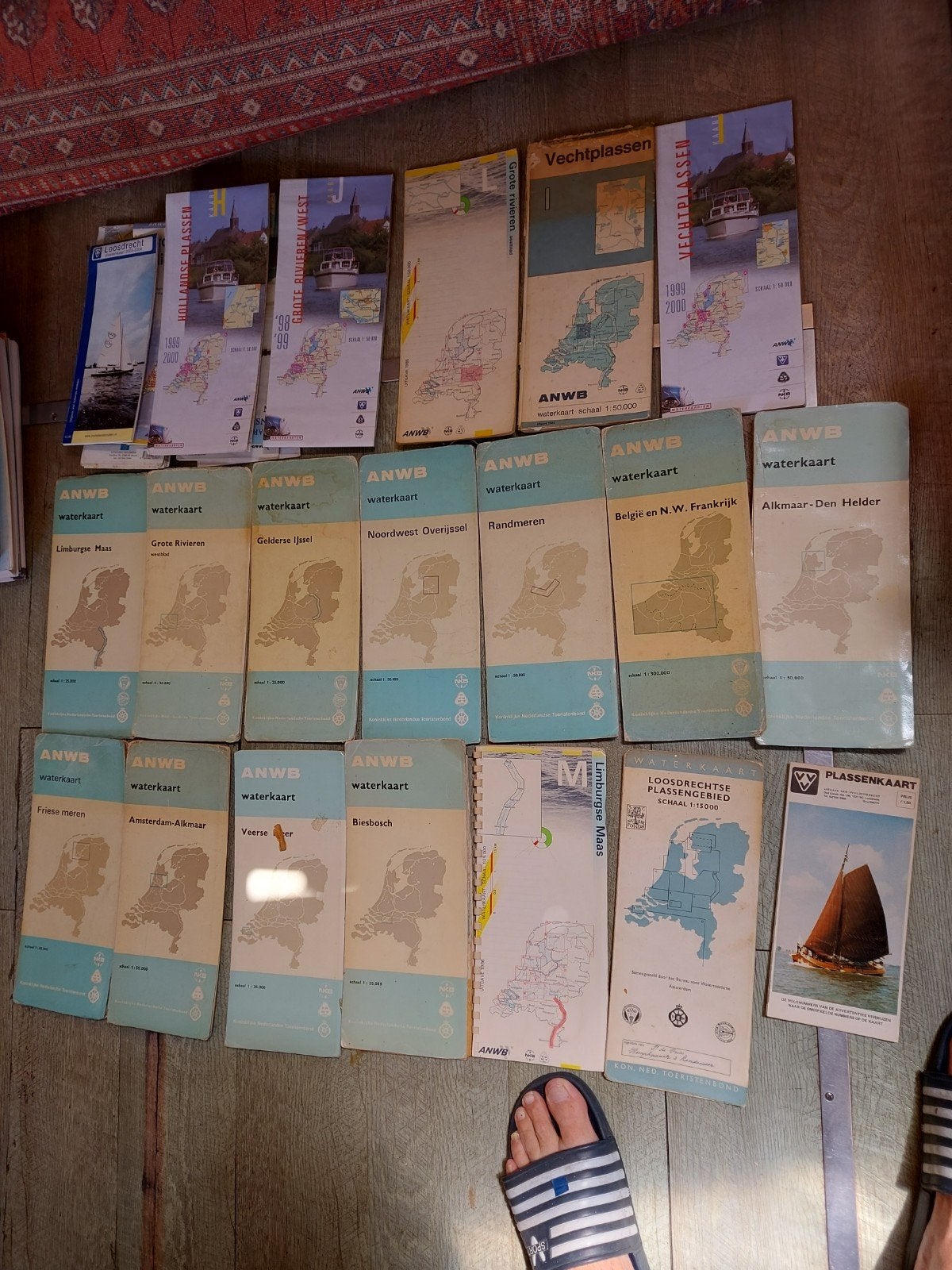 ANWB Waterkaarten Collectie - Diverse Regio's, Landkaart, 1800 tot 2000, Nederland, Ophalen