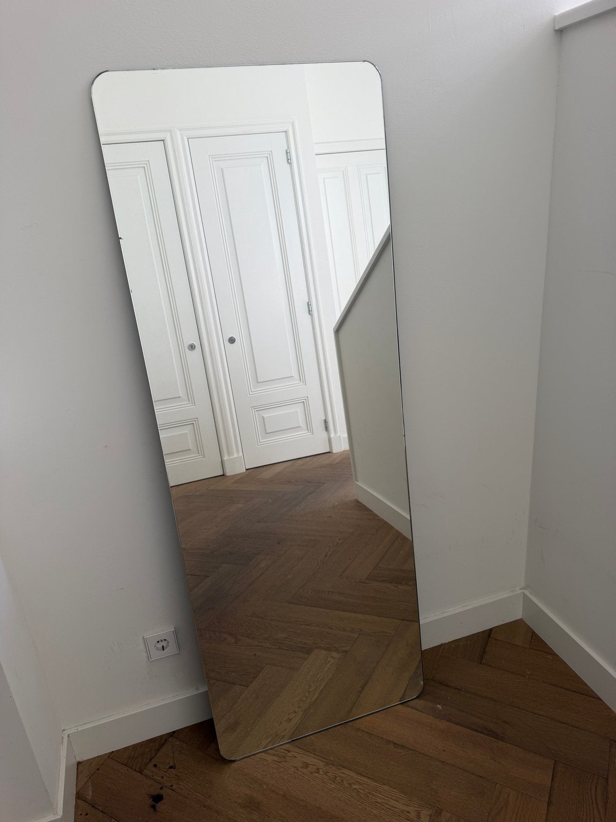 Spiegel 180x80 cm, Huis en Inrichting, Woonaccessoires | Spiegels, Gebruikt, Ophalen of Verzenden, 75 tot 100 cm, 150 tot 200 cm