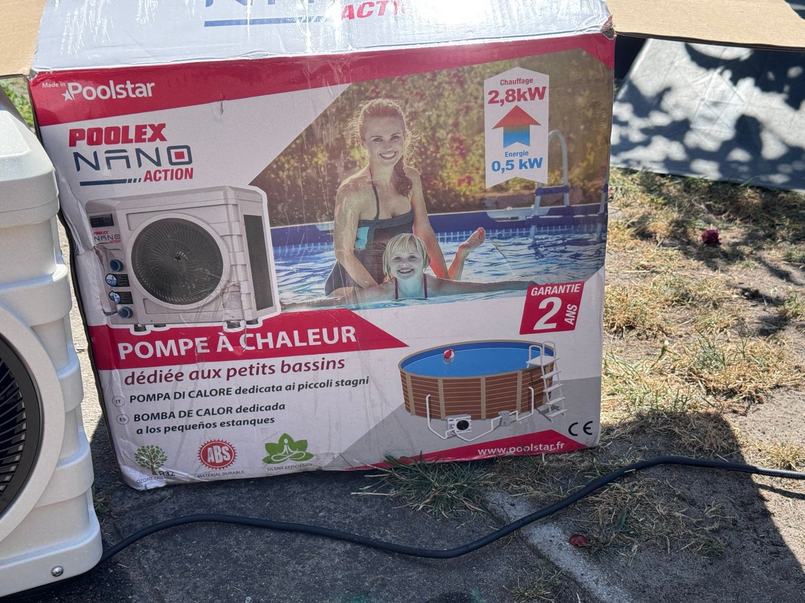 Poolex Nano Action zwemband warmtepomp 2.8kW, Ophalen, Nieuw, Verwarming