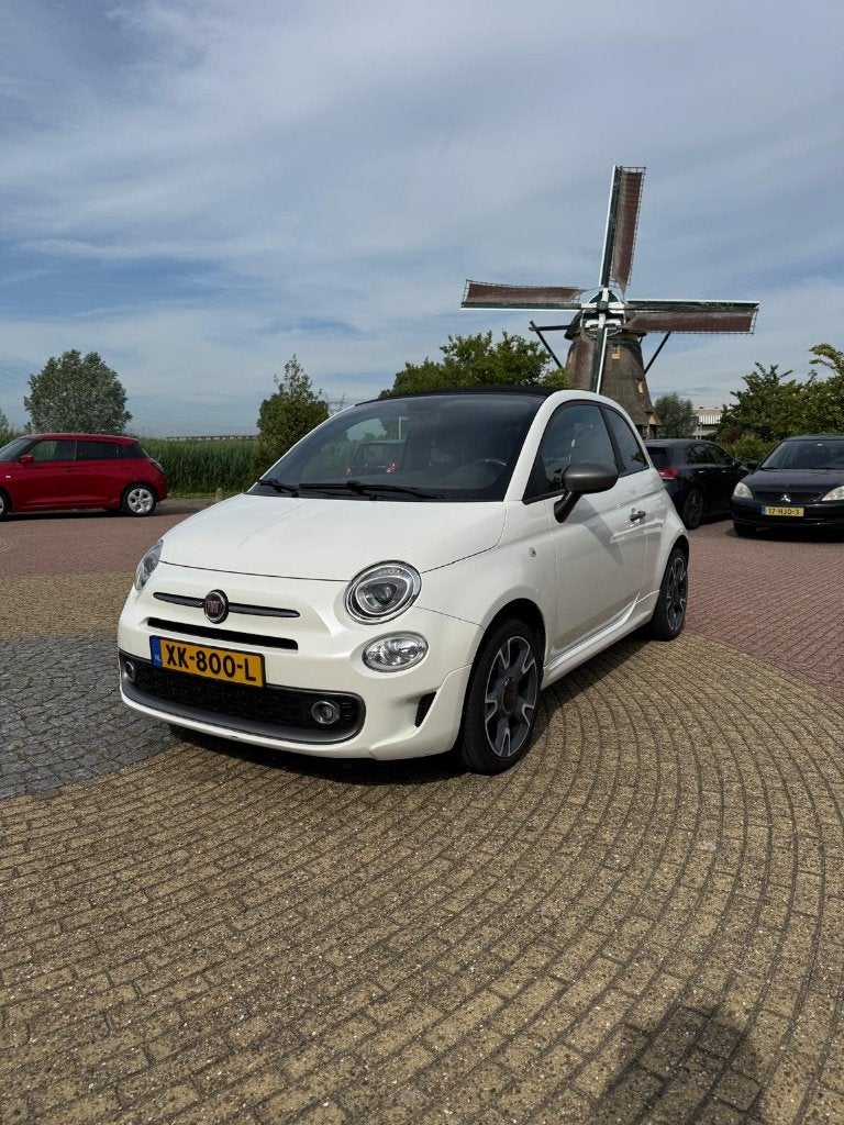 Fiat 500C | cabrio | 1.2 | 2017 | Wit, Voorwielaandrijving, 4 cilinders, Cabriolet, Wit