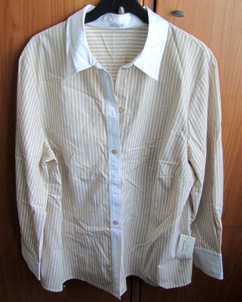 Prachtige ATELIER CREATION AGJ stretch blouse dames maat 48, Verzenden, Zo goed als nieuw, Maat 46/48 (XL) of groter, Overige kleuren