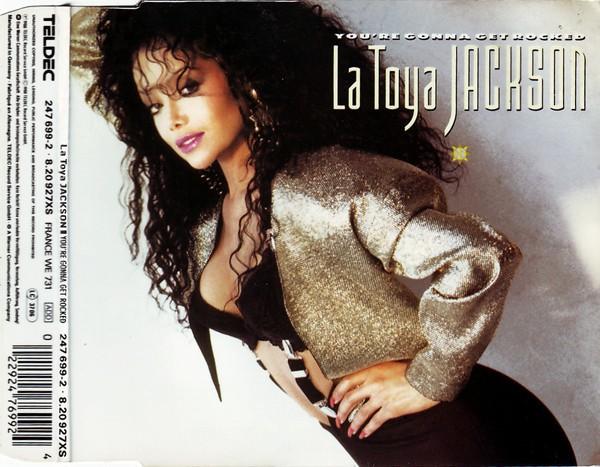 LA TOYA JACKSON CD SINGLE YOU'RE GONNA GET ROCKED, 6 singles of meer, Ophalen of Verzenden, Zo goed als nieuw, Pop
