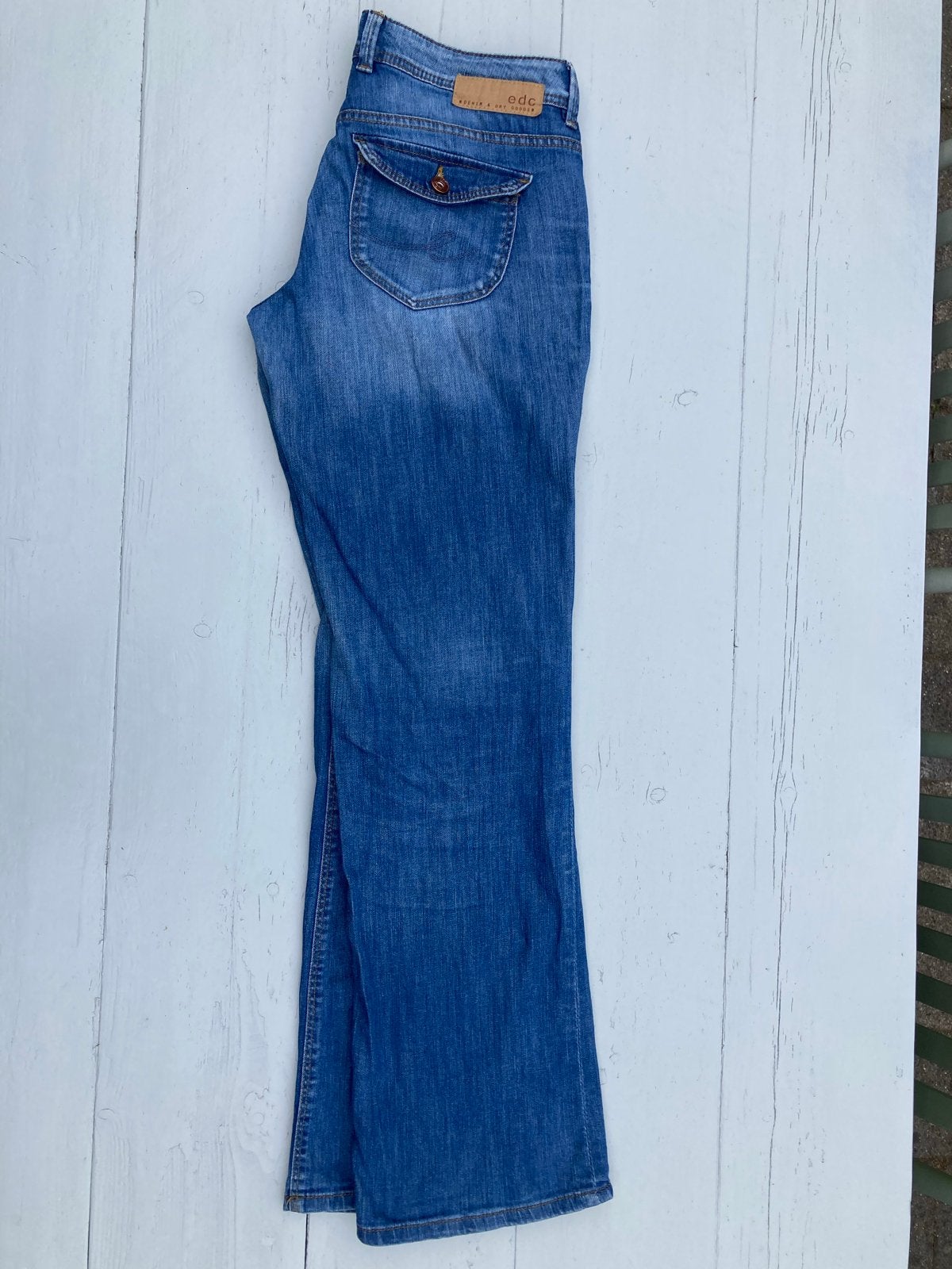 EDC Bootcut Jeans Maat W28-W32, Ophalen of Verzenden, Gedragen, Blauw, W28 - W29 (confectie 36)