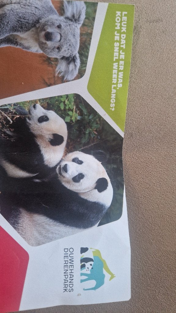 ouwehands dierenpark 2 tickets, Eén persoon