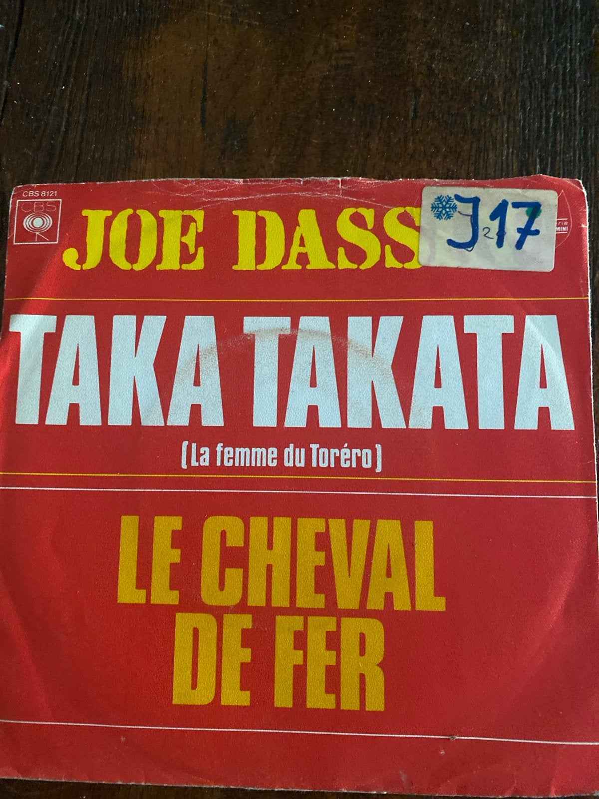 Joe Dassin - Taka Takata (La Femme du Toréro) - Single, Cd's en Dvd's, Gebruikt, 7 inch, Pop, EP