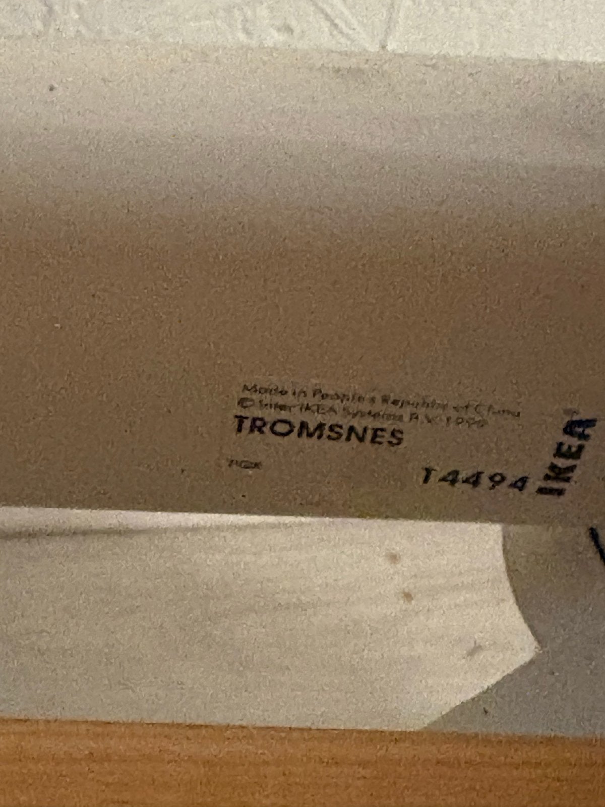 IKEA Tromsnes eenpersoonsbed met lattenbodem en matras, Ophalen, Gebruikt, 90 cm, Eenpersoons