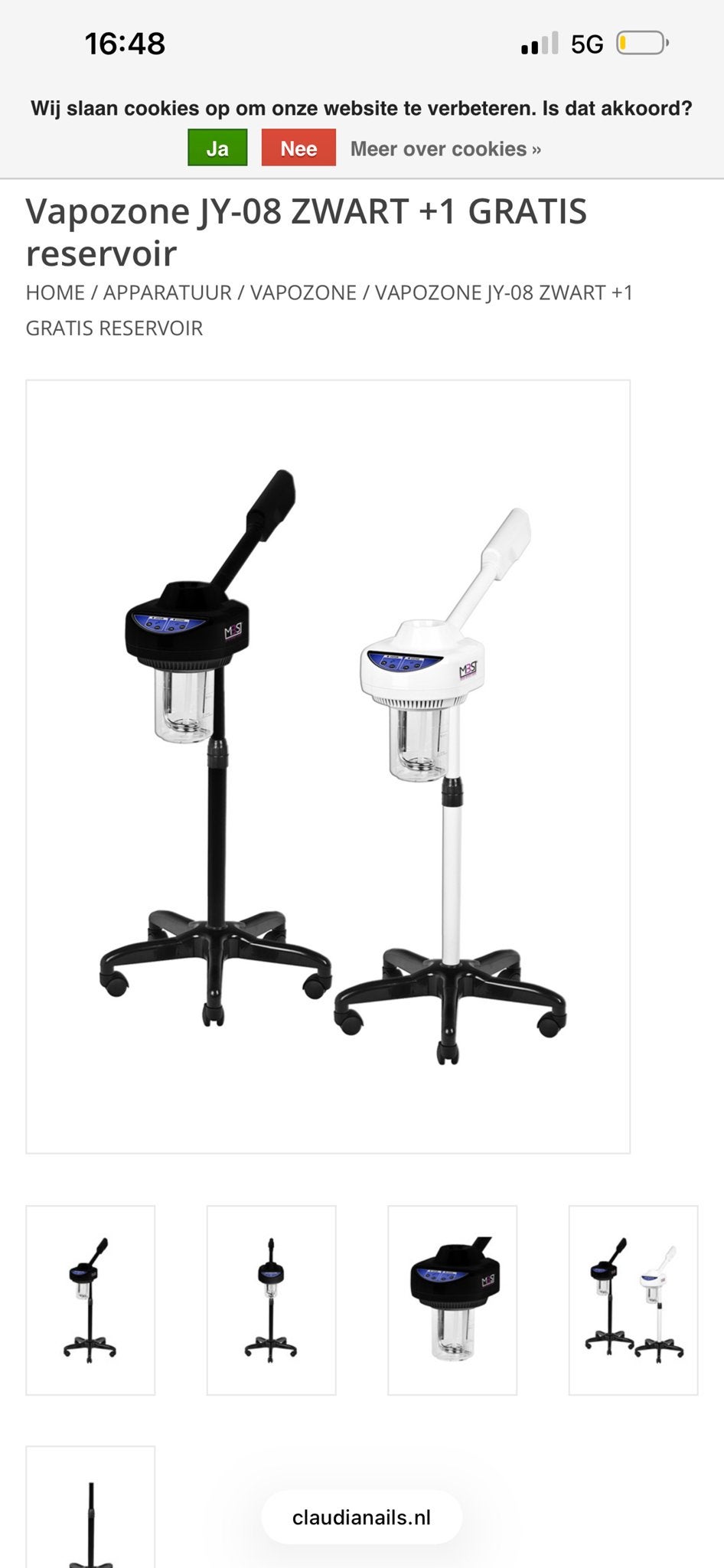 Vapozone wit, Ophalen, Nieuw, Gehele gezicht, Verzorging