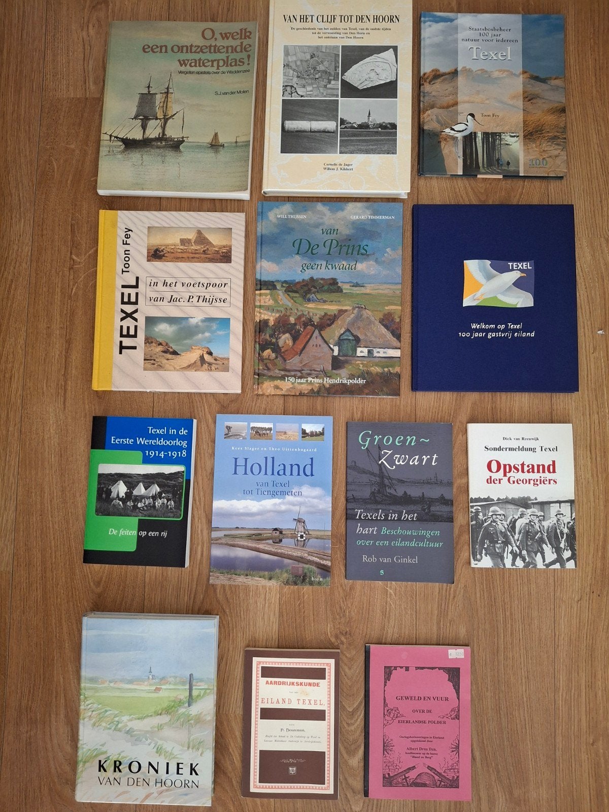 12 boeken over geschiedenis van Texel , 1 over waddenzee, Boeken, Ophalen of Verzenden, Zo goed als nieuw