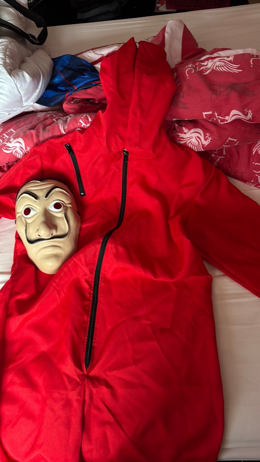 La casa de papel feestkleding, Carnaval, Ophalen of Verzenden, Zo goed als nieuw, Kleding