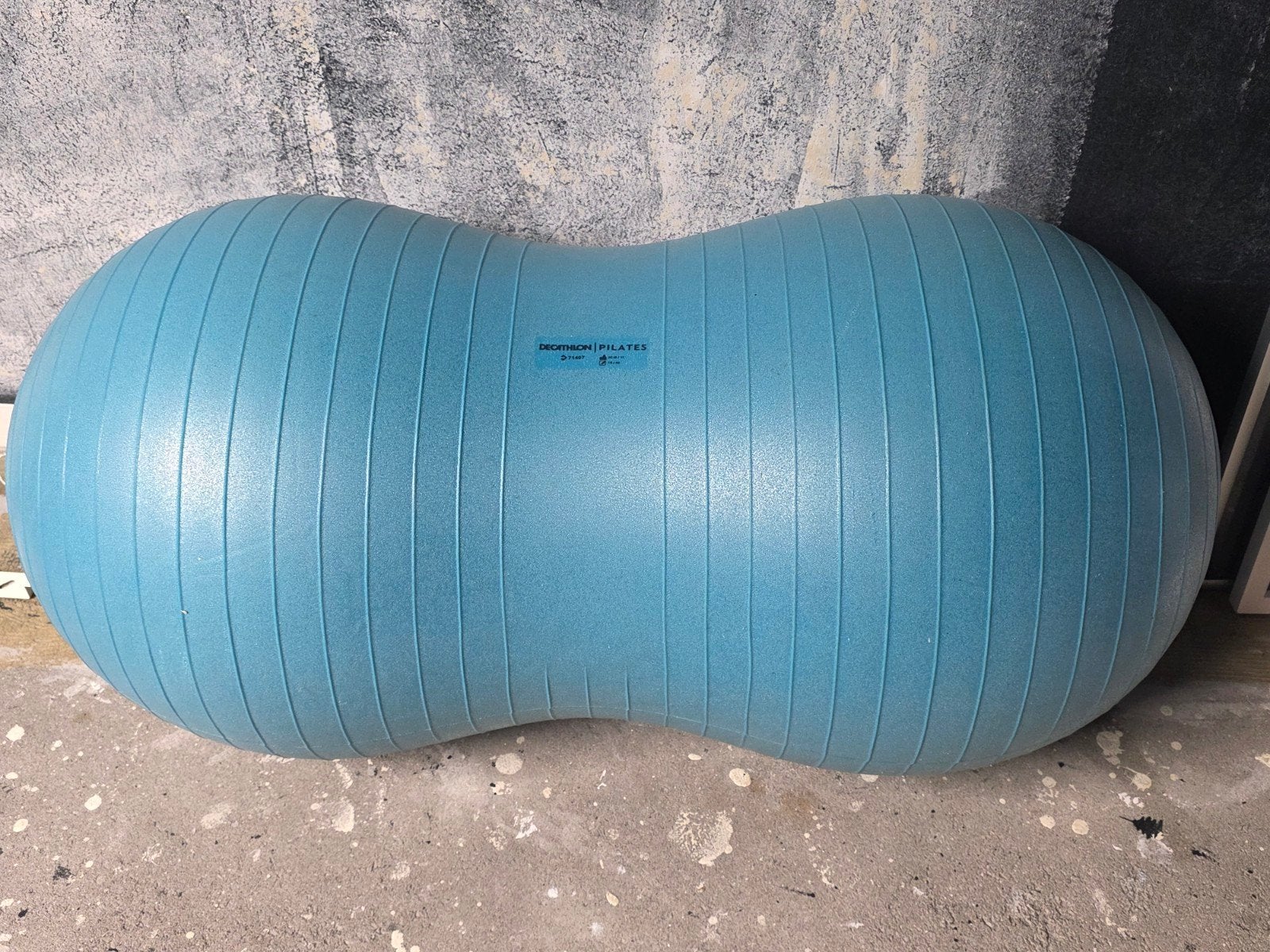 Decathlon Pilates gymbal / fitnessbal blauw, Ophalen of Verzenden, Gebruikt