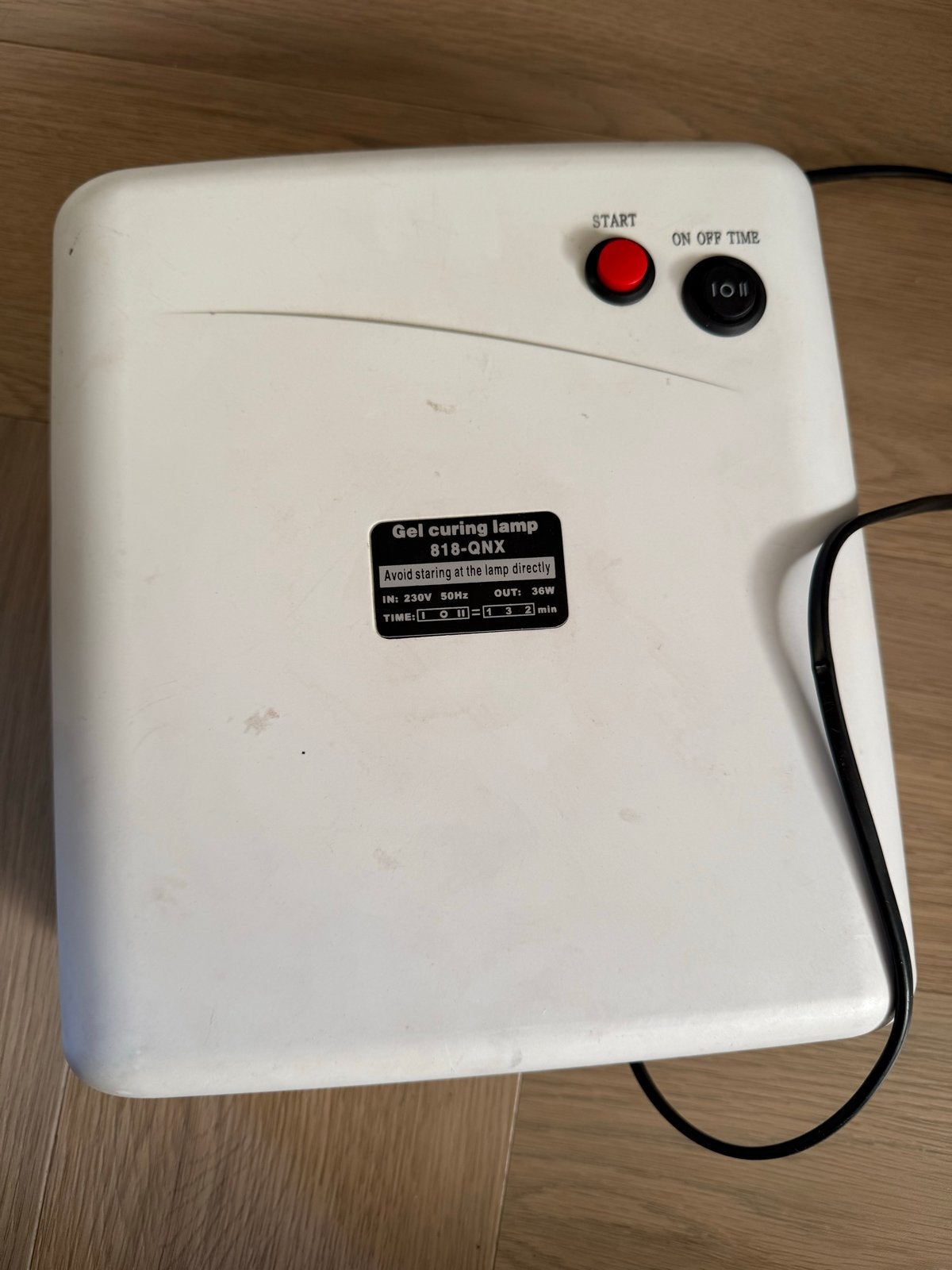 Gellak/biab UV-lamp voor nagels, Ophalen of Verzenden, Gebruikt