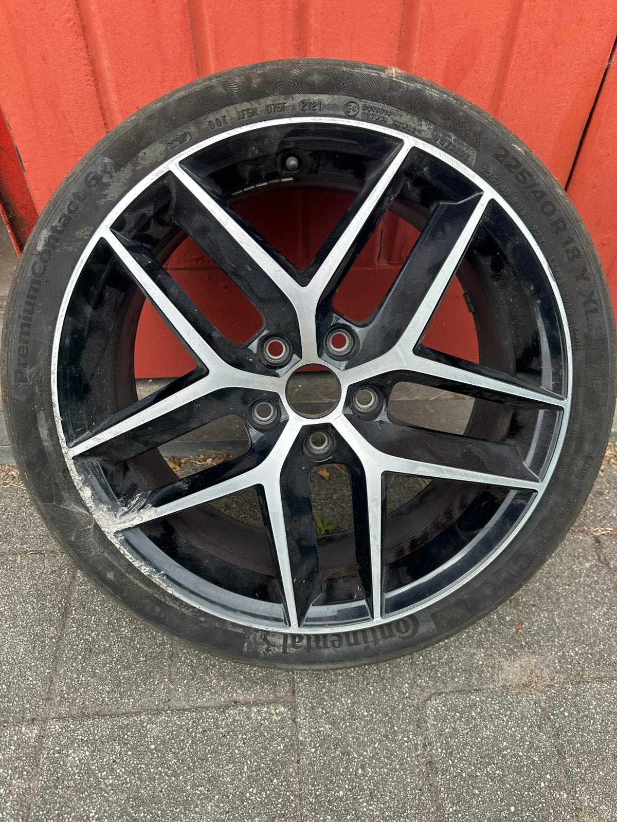 1x beschadigde 18 inch velg Seat Leon, Ophalen