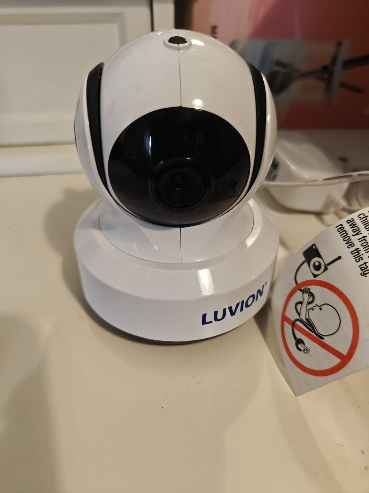 Luvion babyfoon met camera en terugspreekfunctie, Ophalen, Zo goed als nieuw, Camera