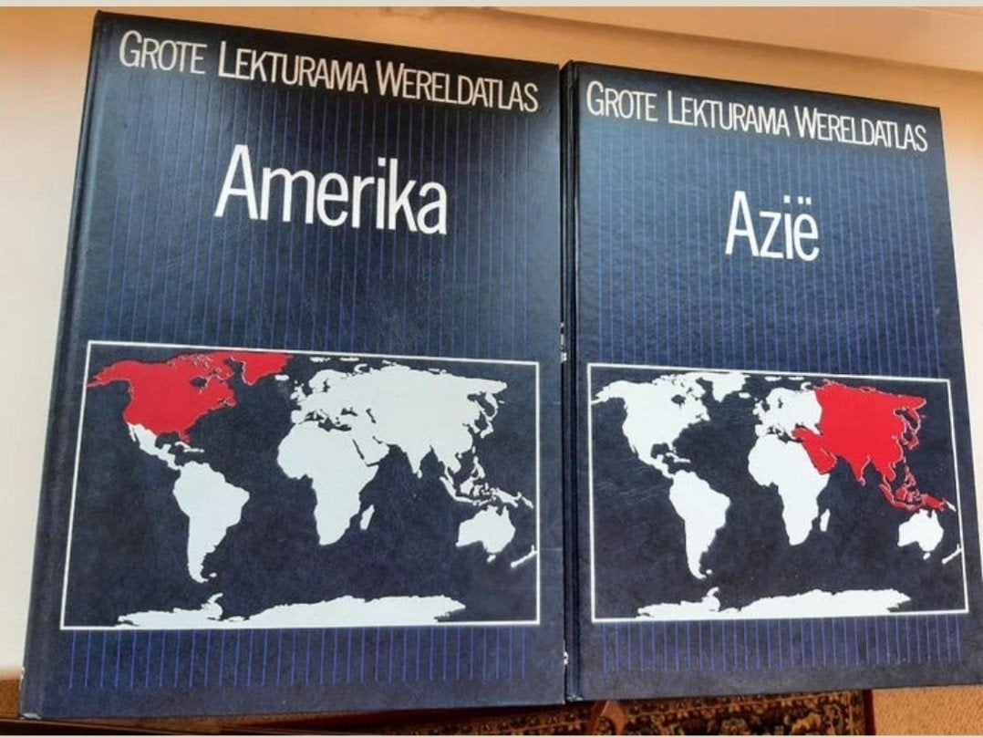 Grote Lekturama Wereldatlas: Amerika (Noord-Amerika) en Azië, Gelezen, Overige atlassen, Overige gebieden, Ophalen of Verzenden