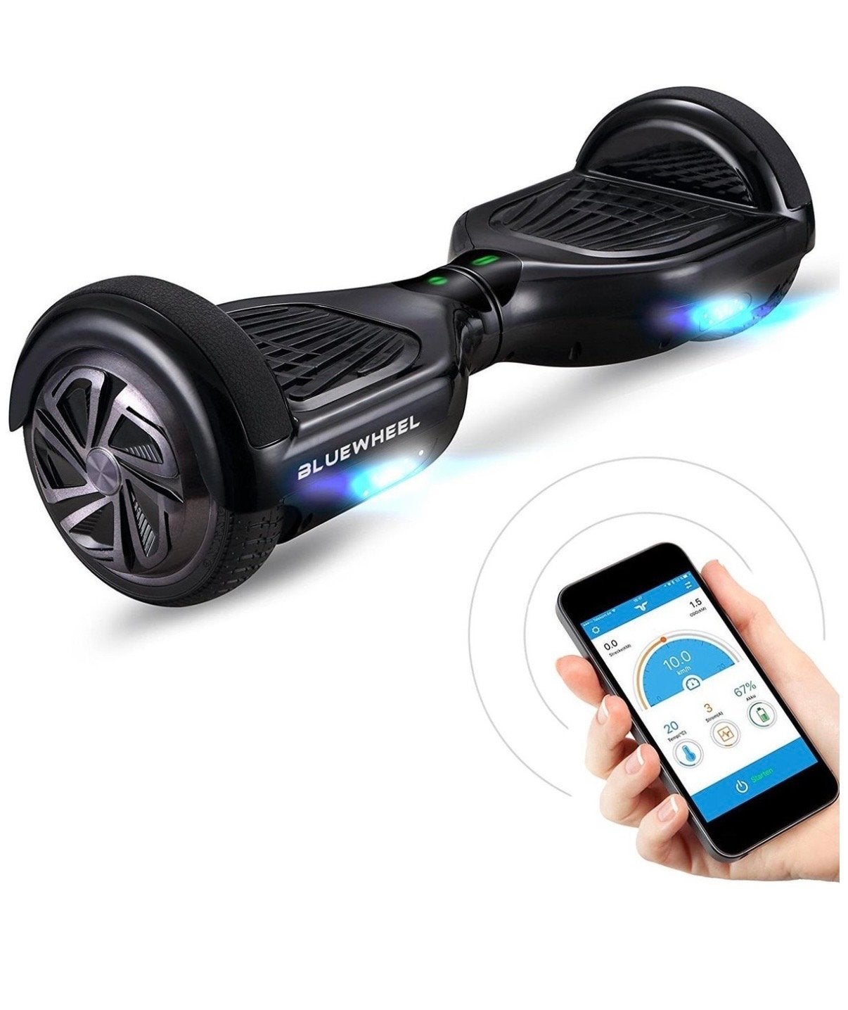 3 nieuwe Bluewheel HX310s_BL hoverboards, Nieuw