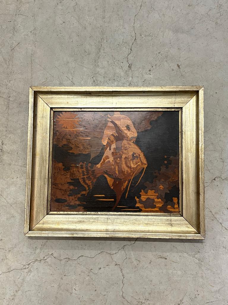 Marqueterie Schilderij, Ophalen of Verzenden