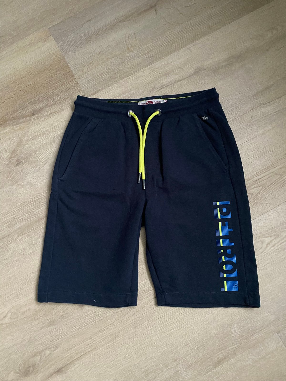 Petrol korte broek short donkerblauw maat 164, Ophalen of Verzenden, Zo goed als nieuw, Jongen, Broek